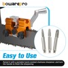Bowarepro Chain Saw Sharpener Tool, 12Pcs Carbide Burrs for Hand