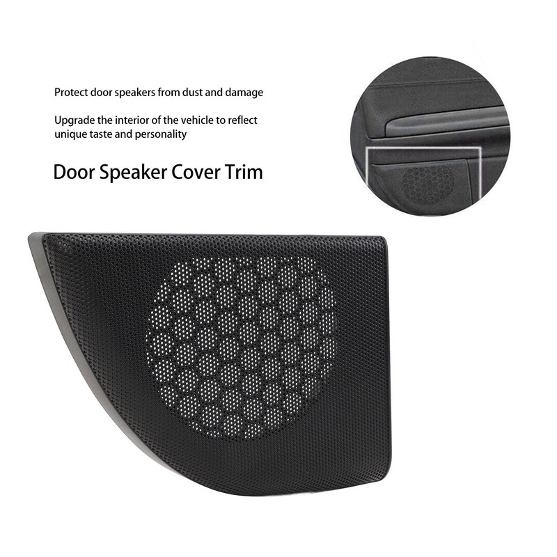Door Speaker Cover Grille Interior Door Speaker Decoration Cover Trim
