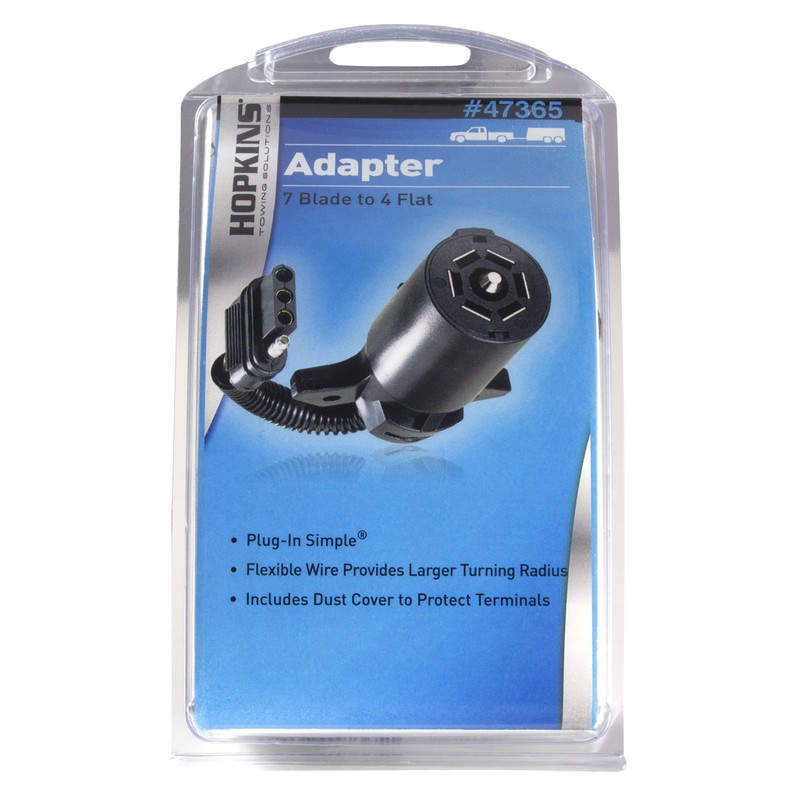 Hopkins 47365 4-Wire Flat Adapter
