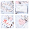 NICENEEDED 2.13" x 3.35" Photocard Holder with Heart Keychain, Transparent