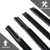 GEATaaT 4Pcs Weatherstrip Window Moulding Trim Seal Belt Compatible with