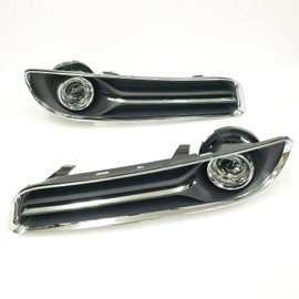 LEDIN Fog Lights Compatible for 2011-2014 Chrysler 300 (OE Style Clear Lens with Switch, Bezels, Wires)