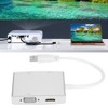 4 in 1 USB3.0 Adapter to VGA DVI HDMI LAN