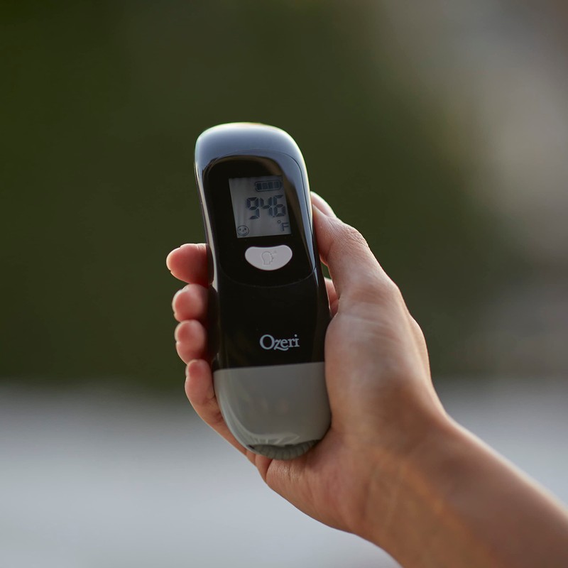 Ozeri Forehead Thermometer, ISO 80601-2-56 Medical-Grade with Silent Fever Alarm