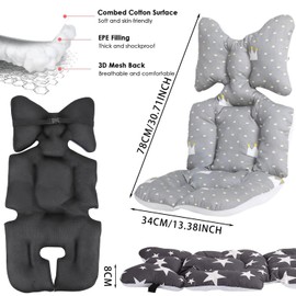 Universal Pushchair Seat Cover, Baby Seat Cover, Pushchair Summer Insert, Seat Cover, Pushchair Breathable, Baby Seat Cushion, Pushchair, Baby Seat Cover, Buggy