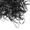 Hoyols 1500 - Correas elásticas negras para el pelo, mini