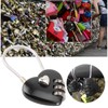 Code Padlock, Couple Padlock, Mini Heart-Shaped Hall Locker Durable Portable