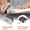 HARFINGTON 2Sets Sanding Sponge Blocks Set 80/100/120/180/220/320 Grit Sanding Block