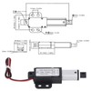 Luocute Mini Linear Actuator, 24V 20mm Stroke 50N Speed 15mm