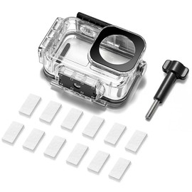 HSU Waterproof Dustproof Protective Housing for DJI osmo action 5 pro/action 4/action 3 underwater shooting 60m deep diving | action 5 pro/action 4/action 3 action camera