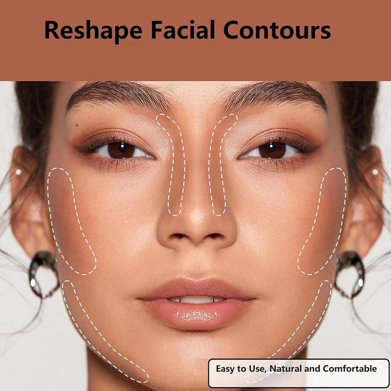 Liquid Contour Stick with Sponge Tip - Waterproof, Long-Lasting Sculpted