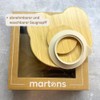 Martons Bamboo Bear Plate with Suction Cup, Non-Slip with Matching