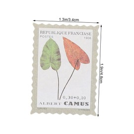 Gadpiparty 200 Sheets Writable Retro Stamp Stickers for Journaling of DIY Decorative Labels Vintage Inspired Craft Supplies for Personal Expression and Imagination