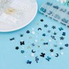 Hotalisona Nail Charms and Gems Black Flower Bows 3D Nail