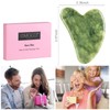 Gua Sha Stone Set, Jade Guasha Massage Scraper, Face Roller