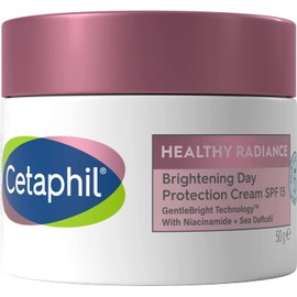 Cetaphil Day Cream SPF 15, 50g, Healthy Radiance Brightening Face Moisturiser For Hyperpigmentation, With Niacinamide