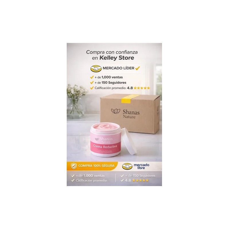 Crema Rosa Reductor De Panza Shanas Anti Estrias Quema Grasa