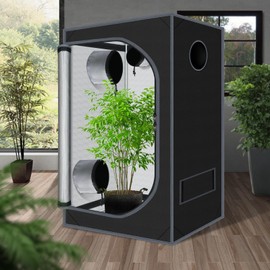 Grow Tent 24"x36"x60" Growing Tents for Indoor Plant 600D Mylar Hydroponic High Reflective Grow Tent for Plant Fruit Flower Veg Growing