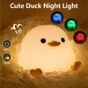 IFTHFOUR DoDo Duck Night Light, LED Cute Silicone Dimmable Nursery
