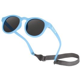 HECCEI Baby Sonnenbrille Polarisiert UV Schutz Pebble ColorShift Sonnenbrille Flexibles Gestell für Jungen und Mädchen 0-24 Monate