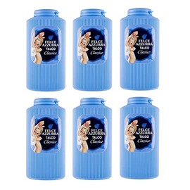 6x Paglieri Felce Azzurra Talco Classico Body Powder Classic Talcum 500 g