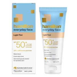 Hamilton Sunscreen Everyday Face Light Tint SPF 50+ 75g