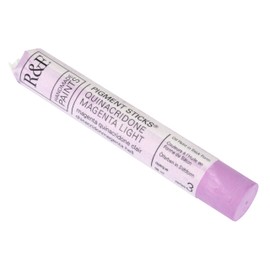 R&F Handmade Paints - Professional Oil Pigment Stick, Quinacridone Magenta Light, 38 ml
