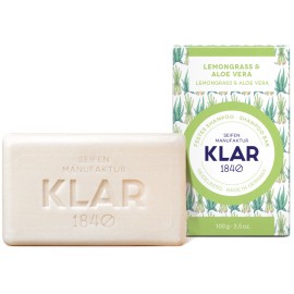 KLAR Lemongrass & Aloe Vera Shampoo Bar, 100 g