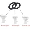 3Pcs 385311658 RV Toilet Seal, RV Toilet Gasket for Dometic