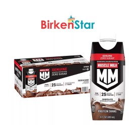 Muscle Milk 25g Genuine Protein Shake Zero Sugar, Chocolate (11 fl. oz., 18 pk.)