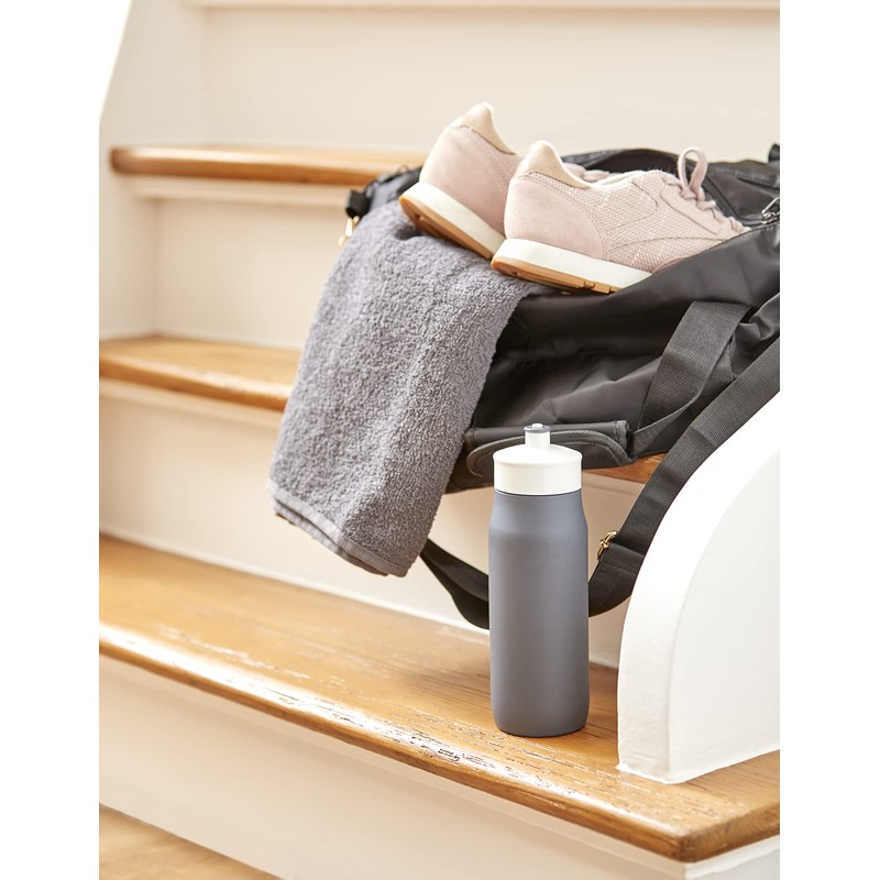 Emsa GmbH 518086 Squeeze Bottle 0, 6l Anthracite PE –