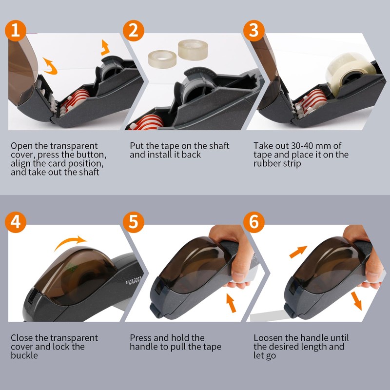 Eagle Automatic Tape Dispenser, Handheld & Portable Design, Office Tape