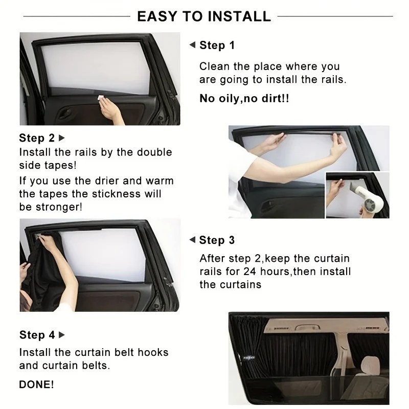 DrivePro Car Sun Shade Foldable Windshield – UV Protection Sun