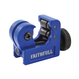 Faithfull Metal Pipe Cutter 3-16mm – Adjustable Pipe Cutting Tool with Sharp Wheel for Copper, Brass, Aluminium & Thin Steel Tubing