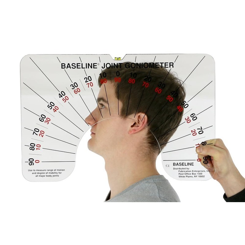 Baseline 12-1076 Large Joint Arthrodial Protractor Goniometer, Cervical Rotation