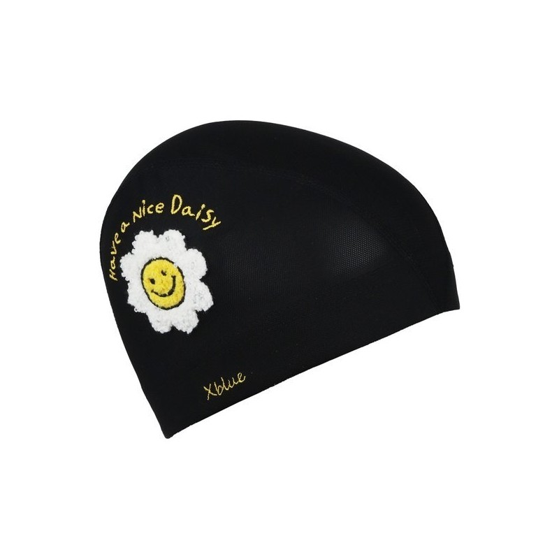 XBLUE XBL-6201-10 Nice Daisy Boucle Embroidered Mesh Swim Cap /