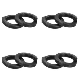 PATIKIL 100 Pcs Split Lock Washer, M5 Spring Lock Washer 304 Stainless Steel Lock Washers Assortment Kit for Screws Bolts, Black