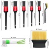 XUTONG 11PCS Car Detailing Brush Set, Interior Cleaning Kit for