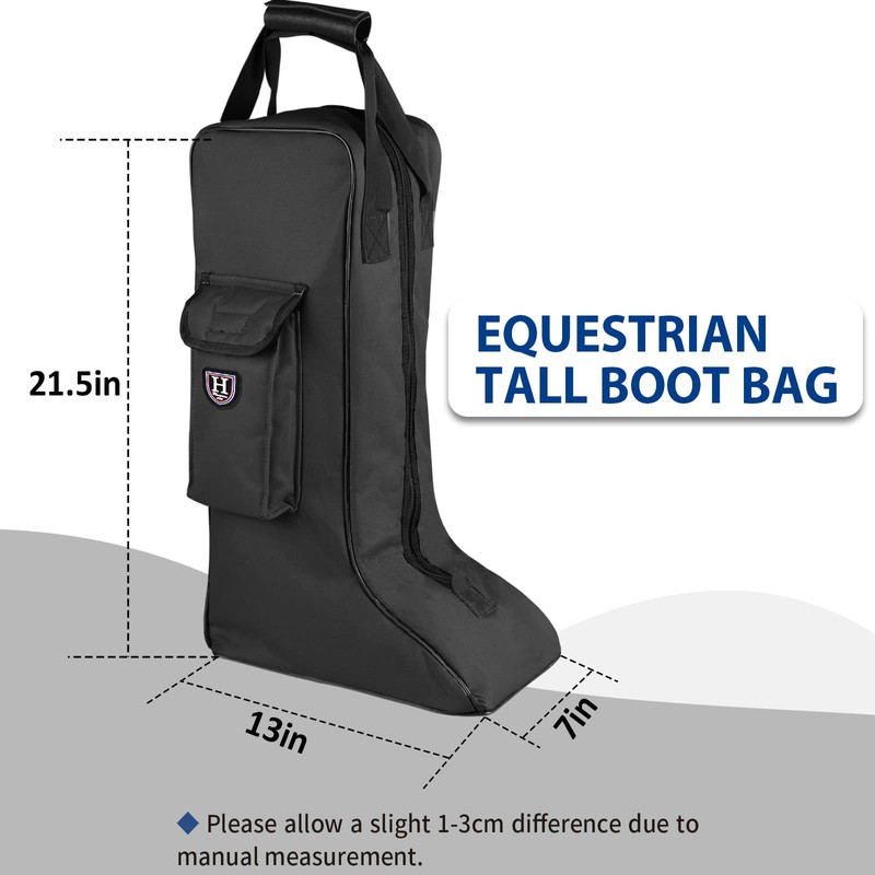 Harrison Howard Tall Boot Carry Bag Protect Rider Boots for