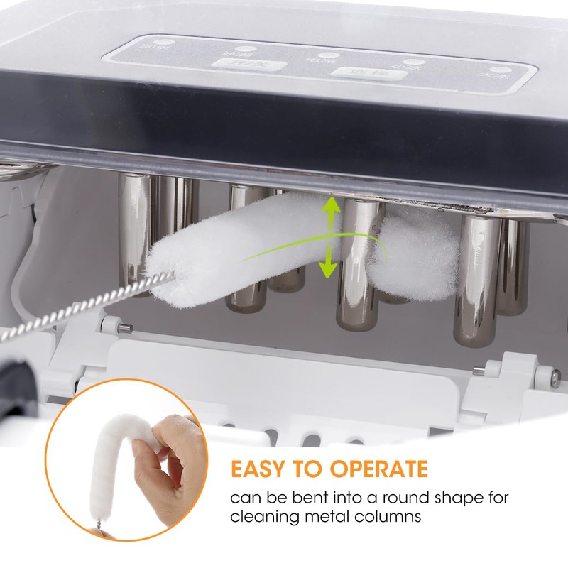 AIEVE Ice Machine Cleaner Brush Sets, 10 Pcs Ice Maker