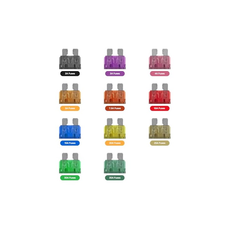 40 Pack Auto Fuses 5 AMP ATC/ATO Standard Regular Fuse