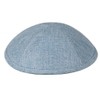 Zion Judaica Deluxe Linen Kippah Yamakas - Yarmulkes para ceremonia