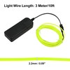 X AUTOHAUX 3 Meter/10ft Car Interior Neon EL Wire Strip