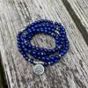 Unbranded 108 Mala Beads Lapis Lazuli Prayer Bracelet 8mm Gemstone