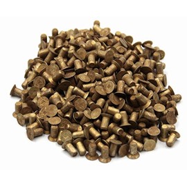 1/8" Aviation Grade, Countersunk Solid Rivets, Hard Aluminum, 100 Deg. Countersink, 1/8 Lb Bags (1/4" Long)