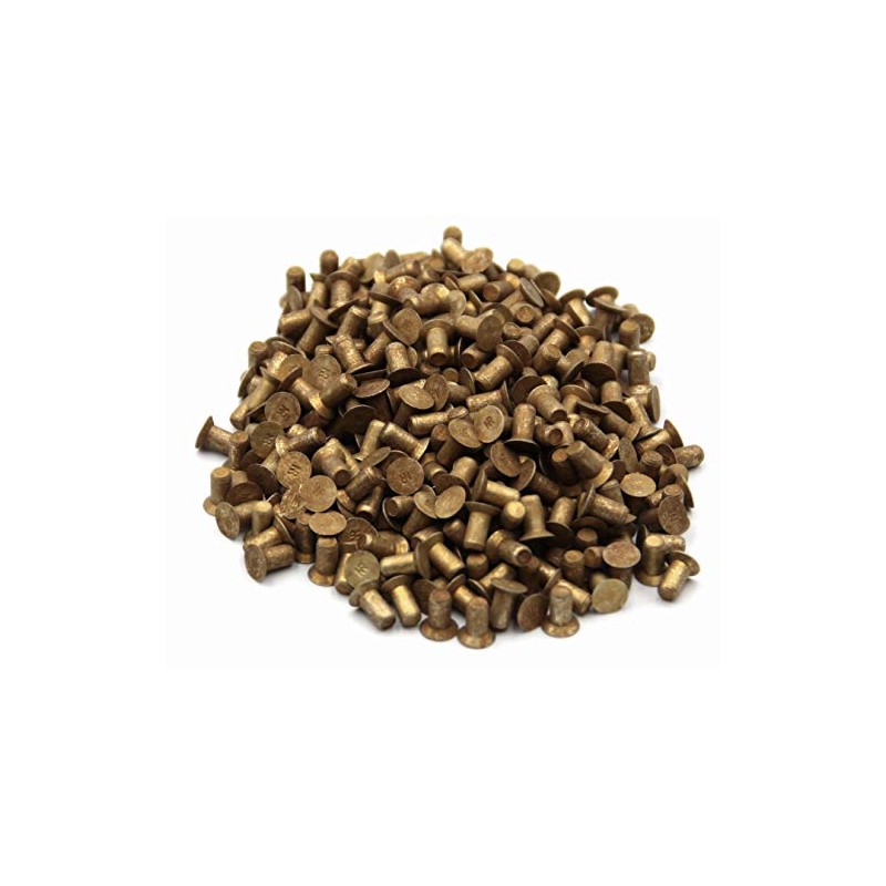 1/8" Aviation Grade, Countersunk Solid Rivets, Hard Aluminum, 100 Deg.