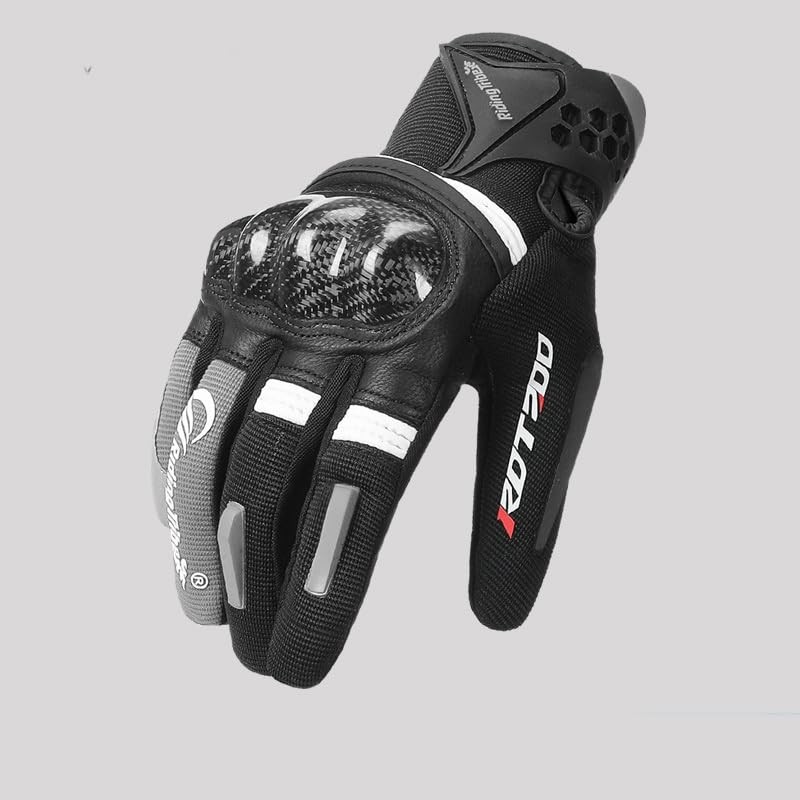 G02 L Motocross Motorcycle Gloves with Carbon Protection, Breathable, Non-Slip
