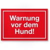 Komma Security Warning of the Dog Sign - 30 x