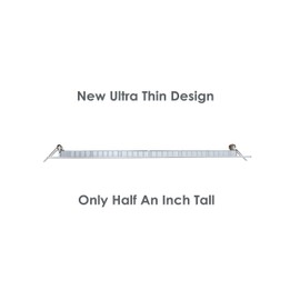 LED FANTASY 11 Inch Square Slim Panel Dimmable 1x1 FT Downlight ETL Listed 5000k 24 Watts 1920 Lumens (11 Inch, 6 Pack)