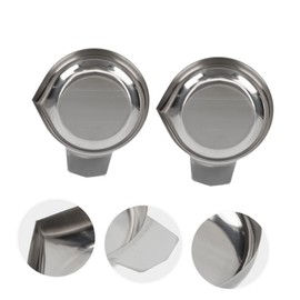 Operitacx Edelstein-wiegeplatte Aus Edelstahl Mini-waage Tablettgriff für Elektronische Waage Geeignet für Küchen-juweliergeschäfte